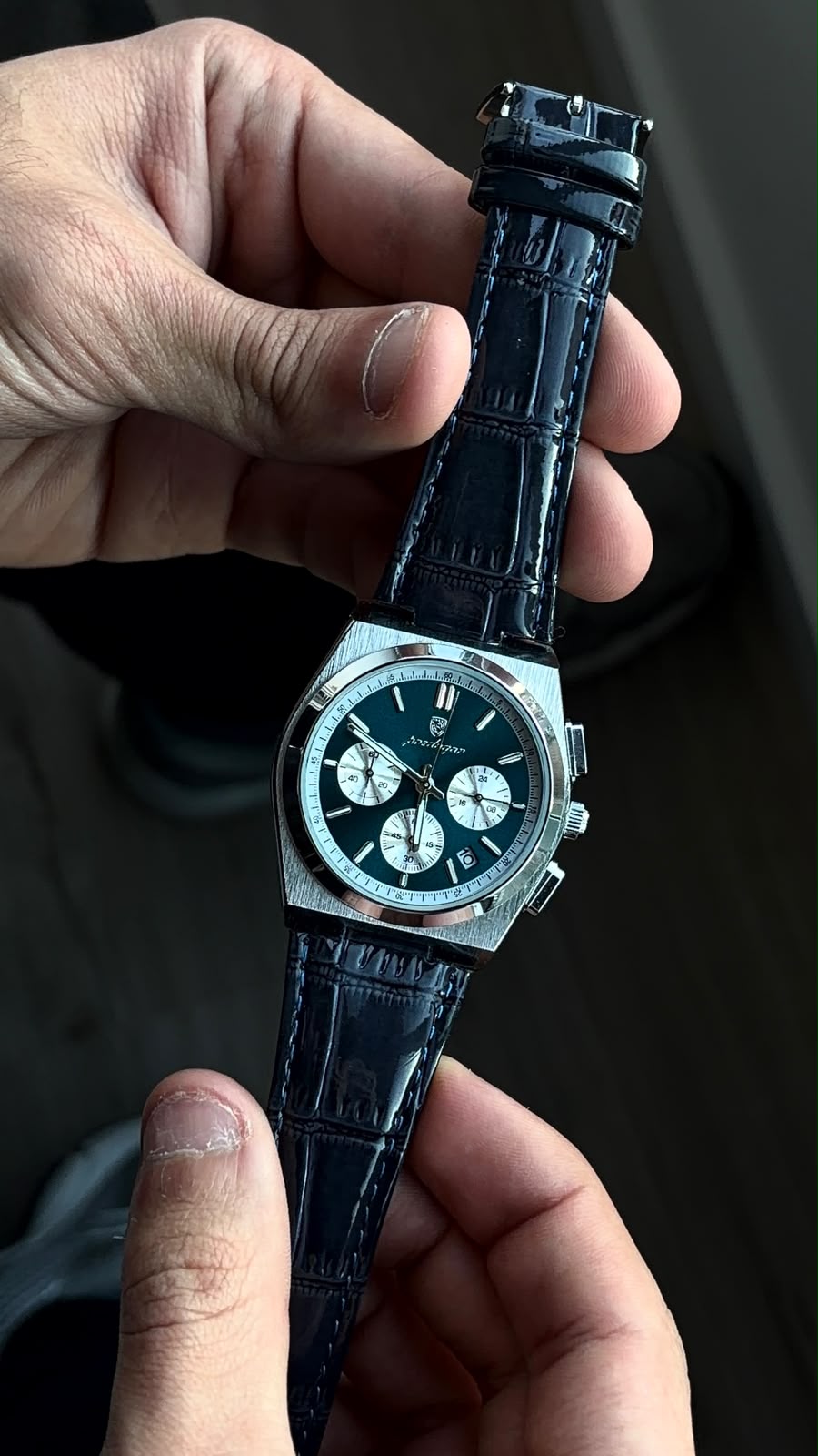 Reloj Poedagar 970 Huston Blue - Chronograph