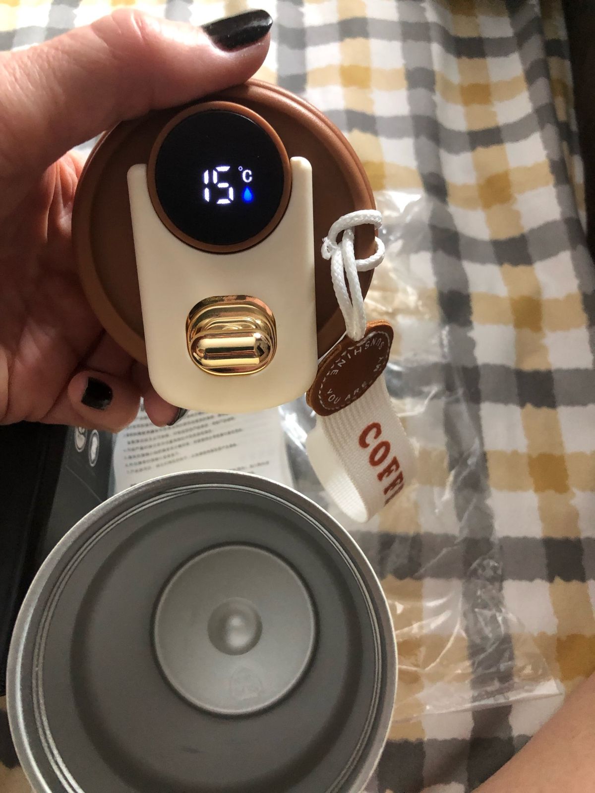 Vaso Térmico con medidor de temperatura Digital