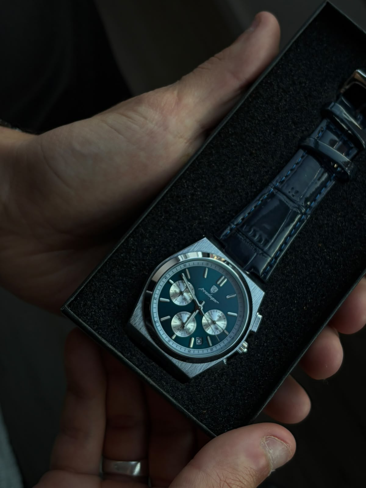 Reloj Poedagar 970 Huston Blue - Chronograph