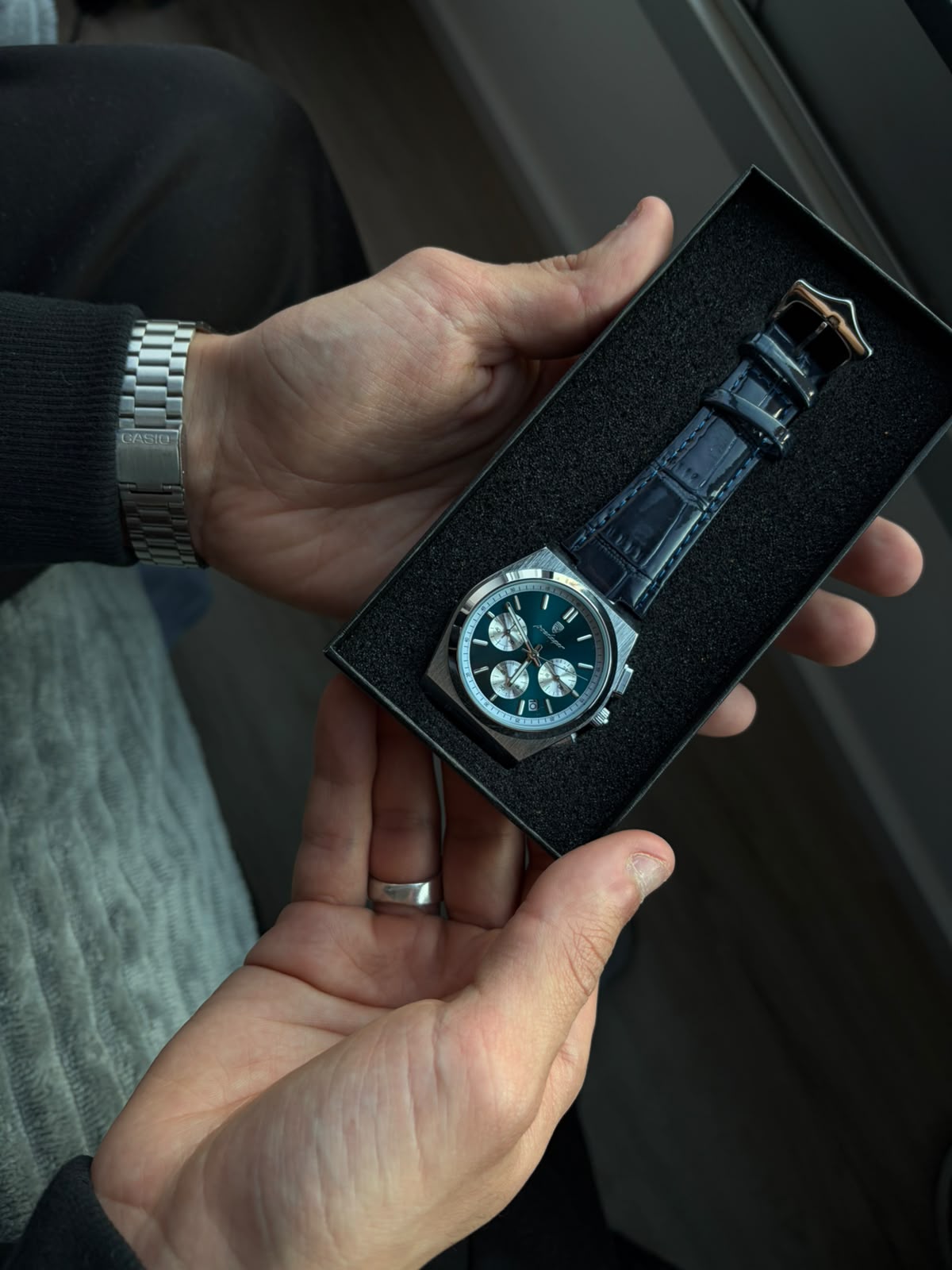 Reloj Poedagar 970 Huston Blue - Chronograph