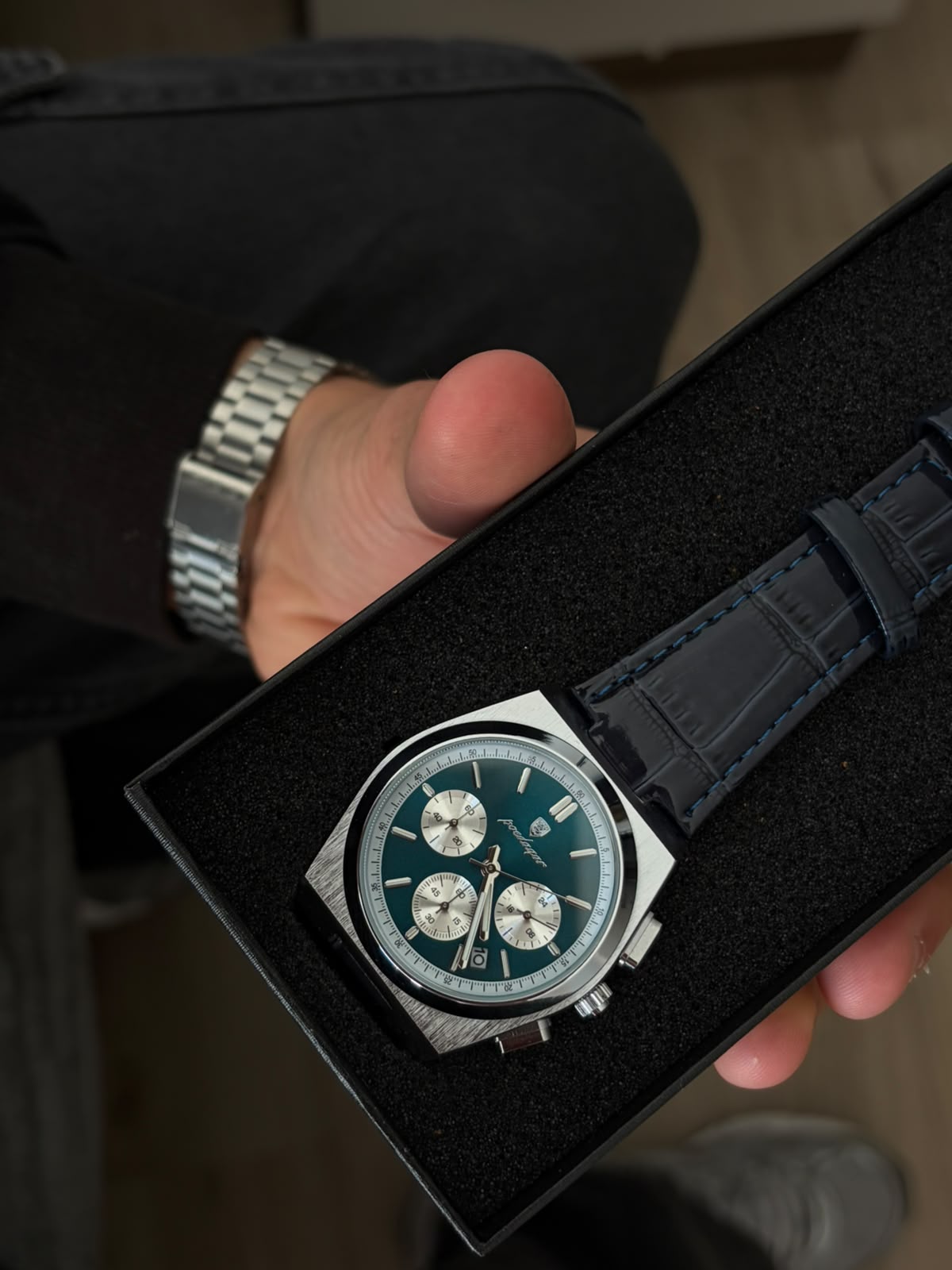 Reloj Poedagar 970 Huston Blue - Chronograph