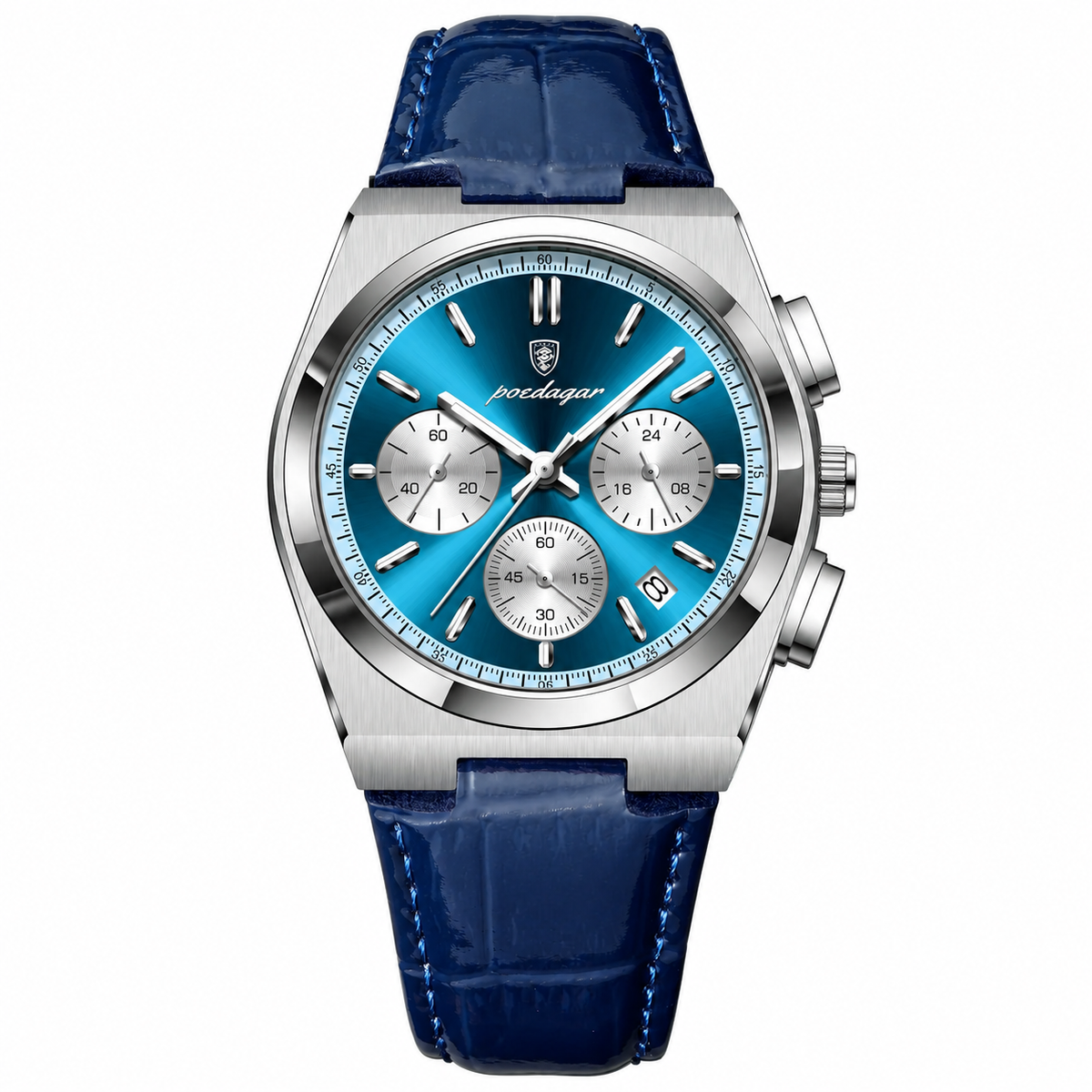 Reloj Poedagar 970 Huston Blue - Chronograph