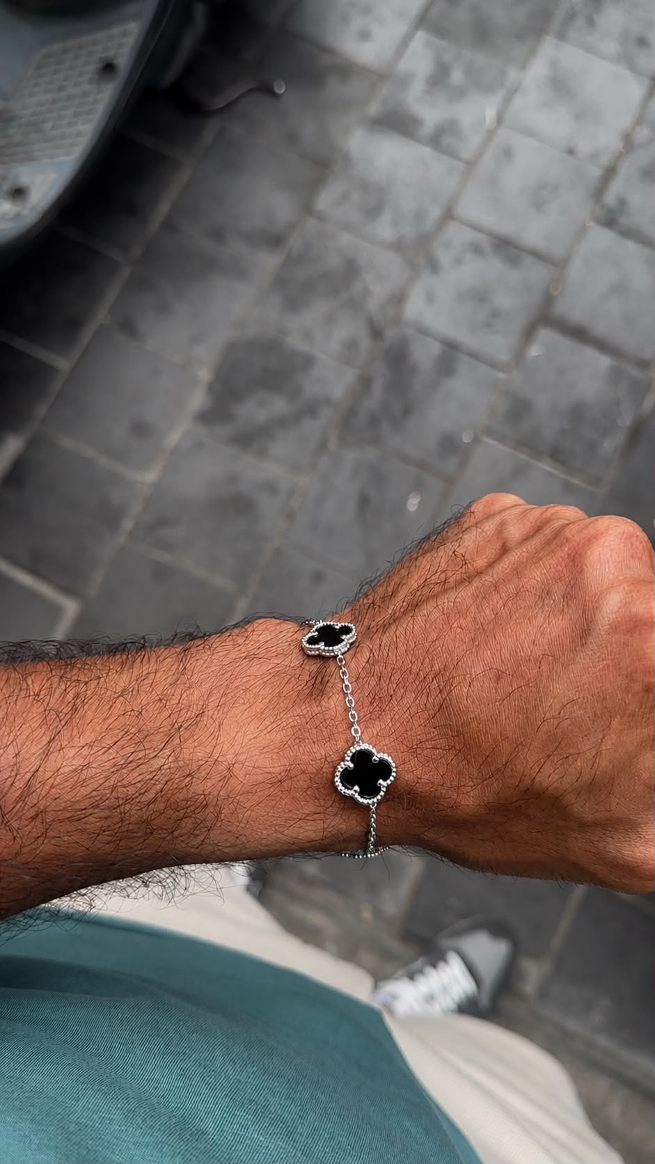 Pulsera Trébol - Enchapado Plata 925