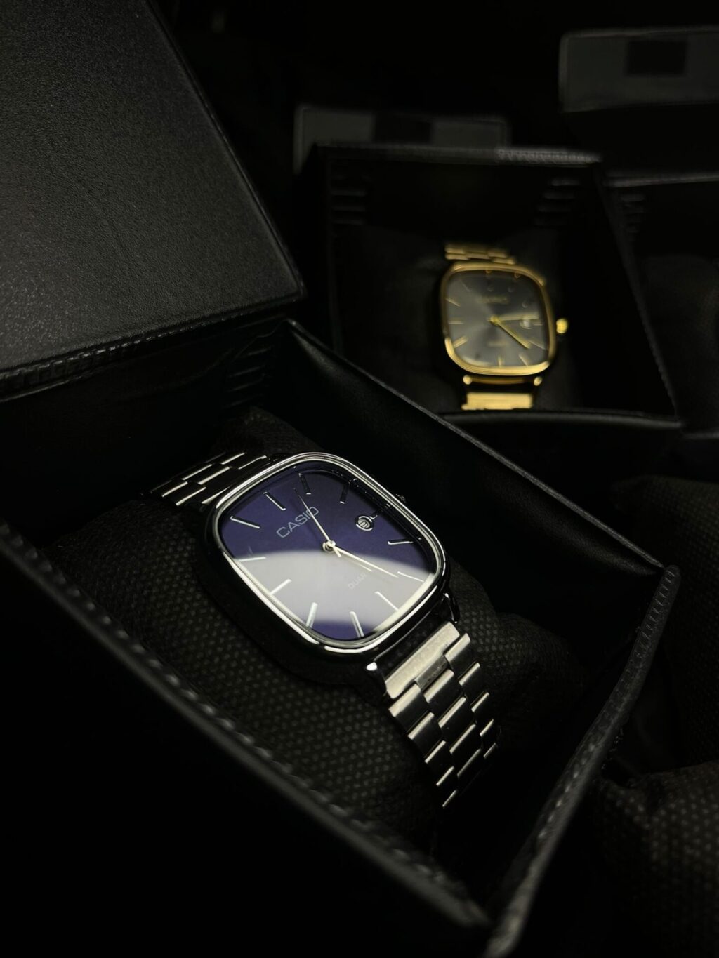Reloj Casio Quartz | Azul y plateado
