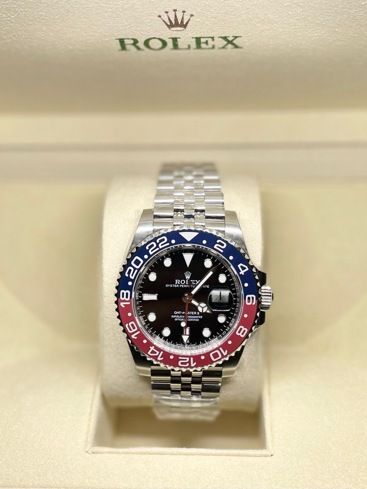 (POR ENCARGUE) Rolex GMT-Máster Pepsi Triple AAA + IVA INC